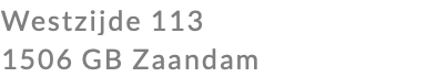 Westzijde 113 1506 GB Zaandam